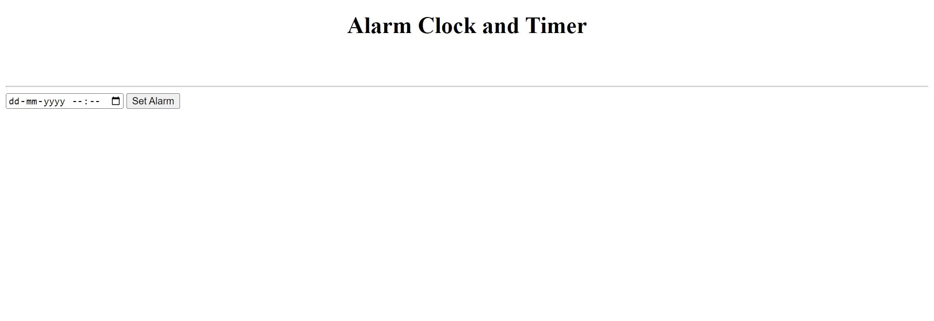 How To Create An Alarm Clock Using HTML, CSS, & JavaScript?