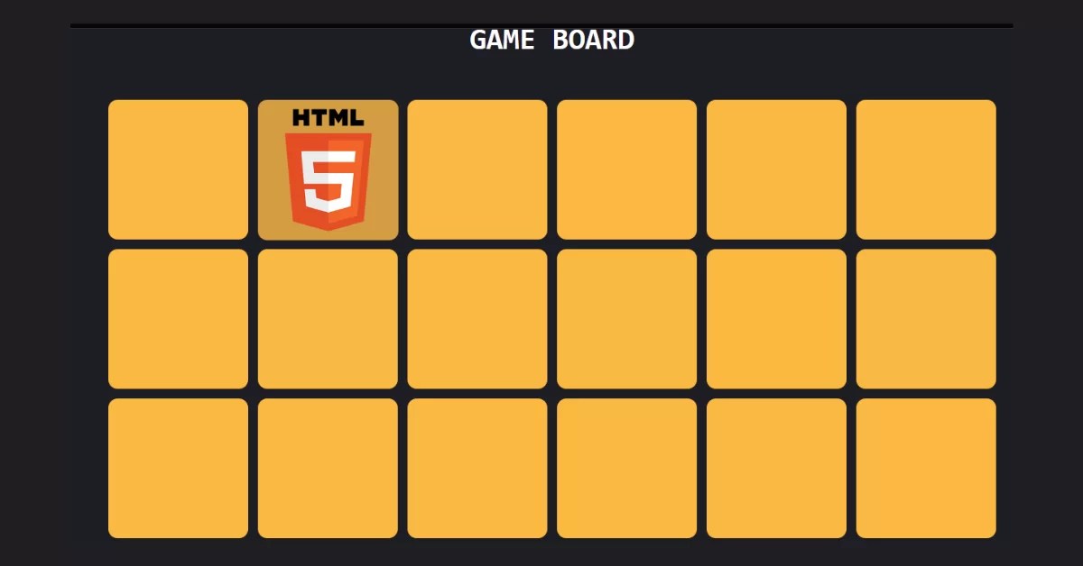How to create Memory Game using HTML, CSS & JavaScript