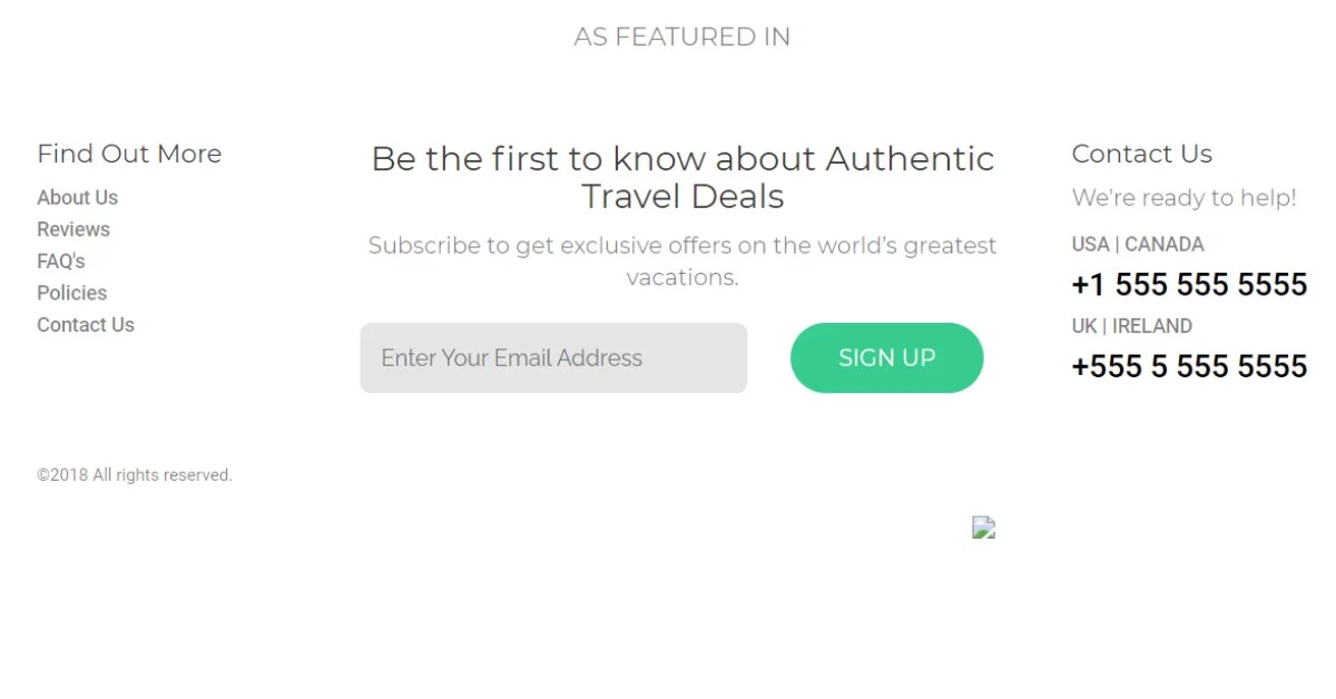 23+ Bootstrap Footer Templates (Demo + Code)