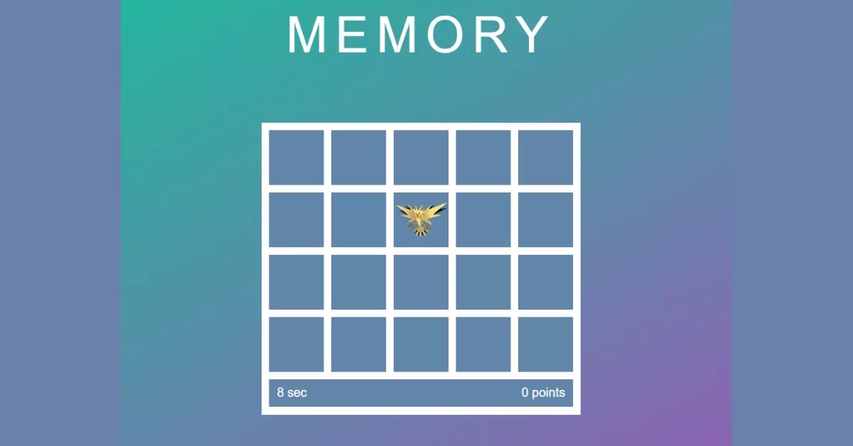 How to Create a Memory Game Using HTML ,CSS & JavaScript