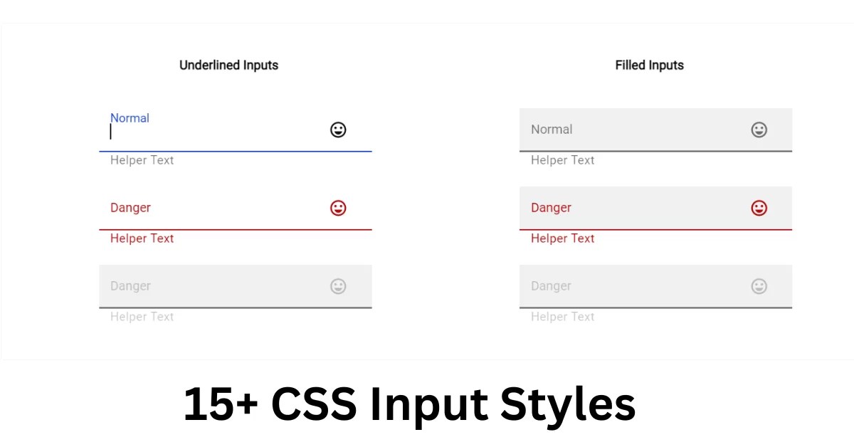 15+ CSS Input Styles