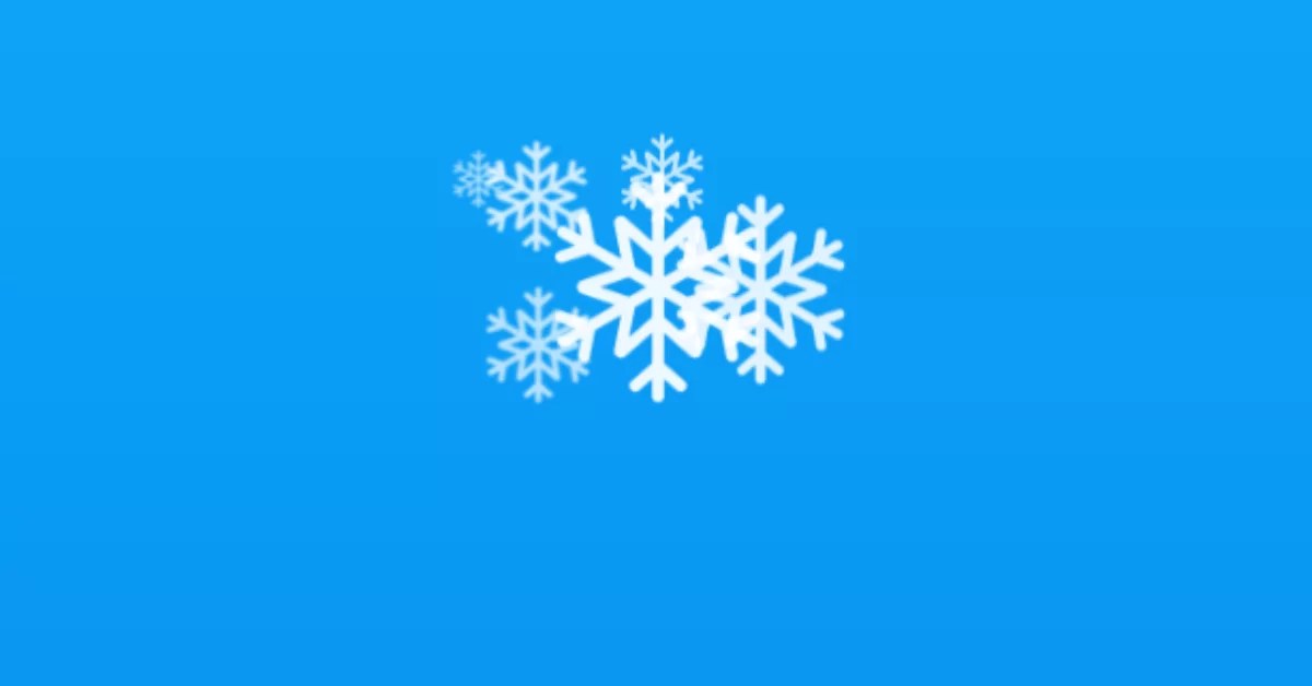 Snowflake On Click With HTML,CSS and JavaScript