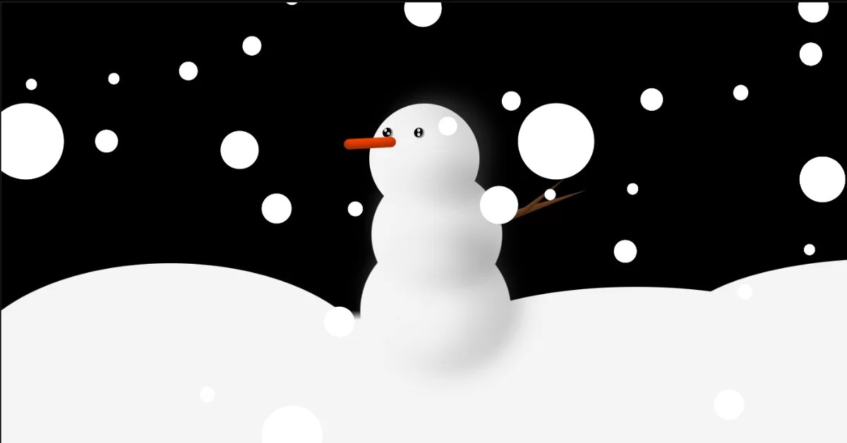 15+ CSS Snow Effect Animations