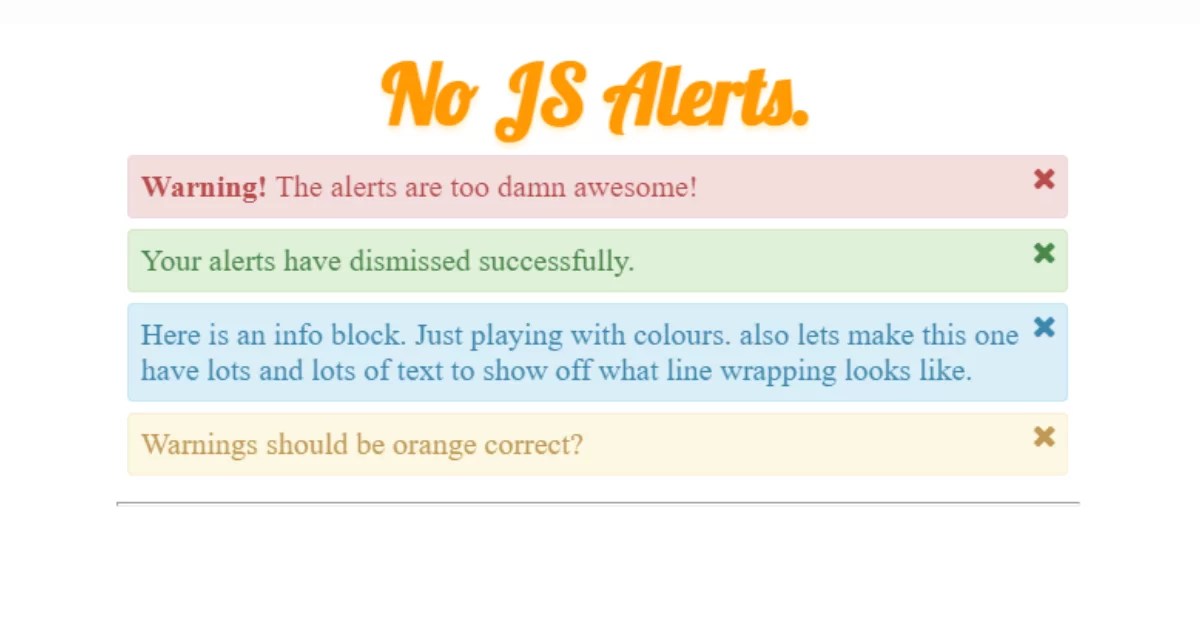 15+ Popup Alert Boxes Using HTML, CSS, and JavaScript