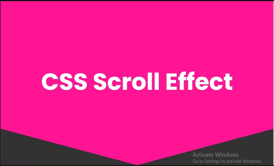 15+ CSS Scroll Effects