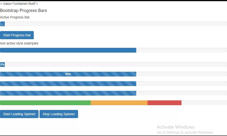15+ Bootstrap Progress Bars (Demo + Code)