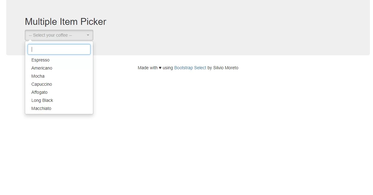 Top 15 Bootstrap Select Dropdown Boxes CodeWithRandom