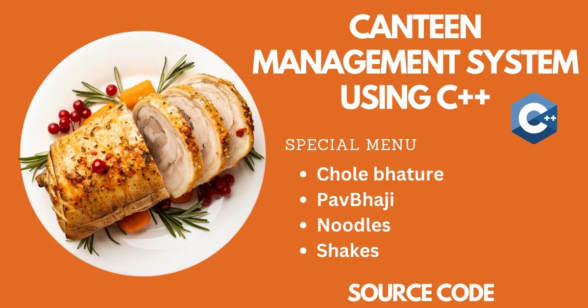 Canteen Management System Free Source Code