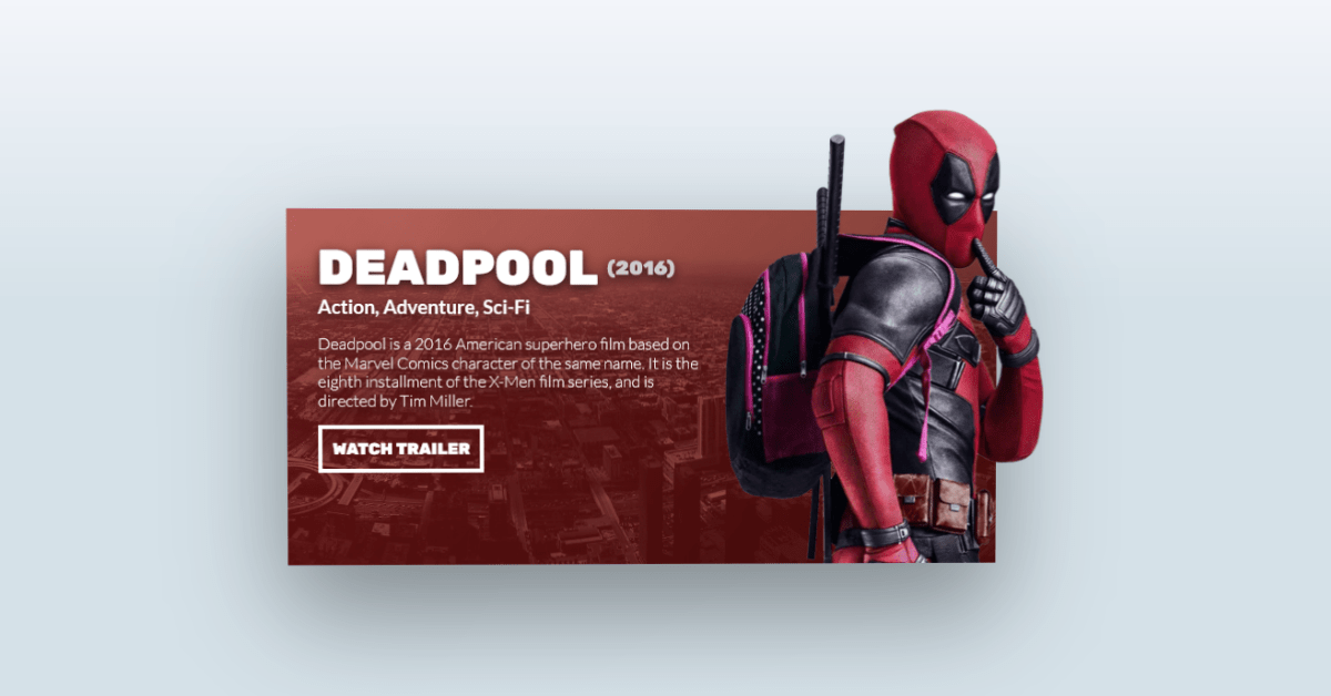 30 CSS Movie Cards CodeWithRandom