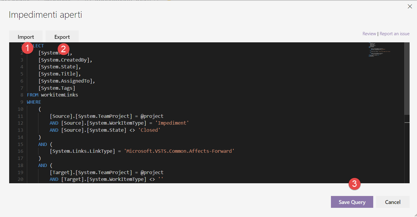 WIQL Editor Extension for Azure DevOps DZone