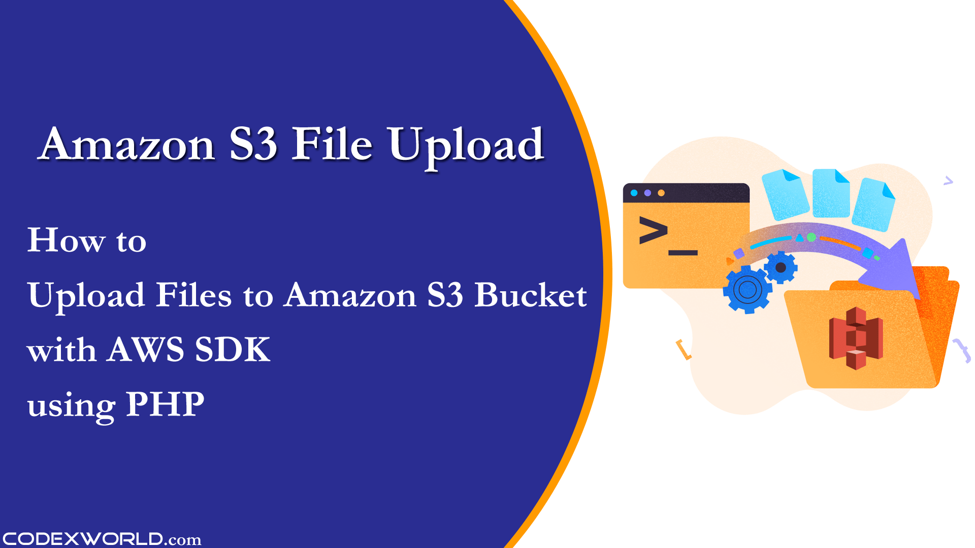 Upload Files to Amazon S3 Bucket using PHP CodexWorld