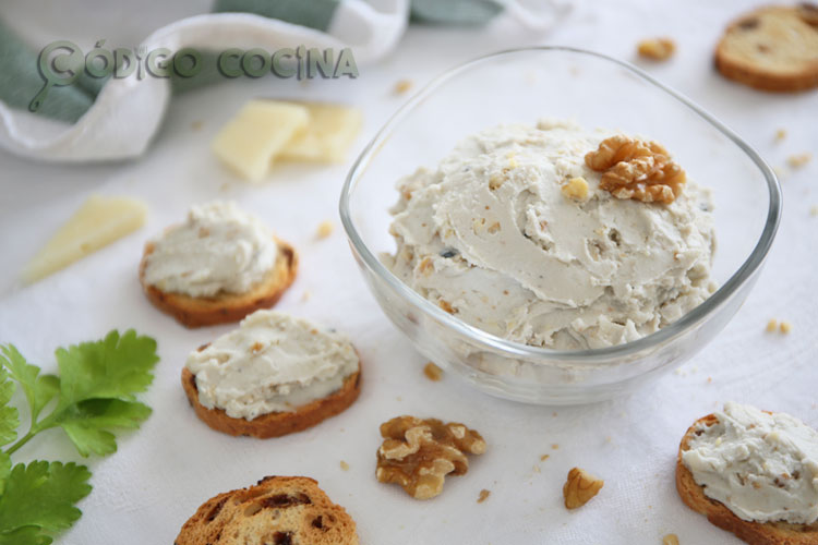 Paté de queso con nueces, receta con Mambo Código Cocina
