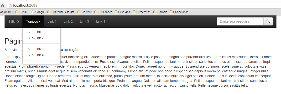 Codigo Expresso Layout Menu Responsivo No Topo Pagina Usando Bootstrap Exemplo Menu Bootstrap