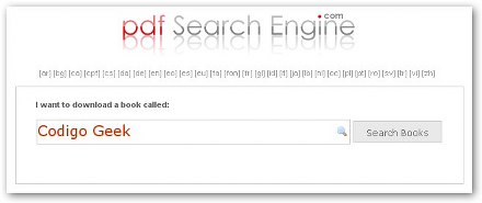 Descargar ebook con PDF Search Engine - Codigo Geek