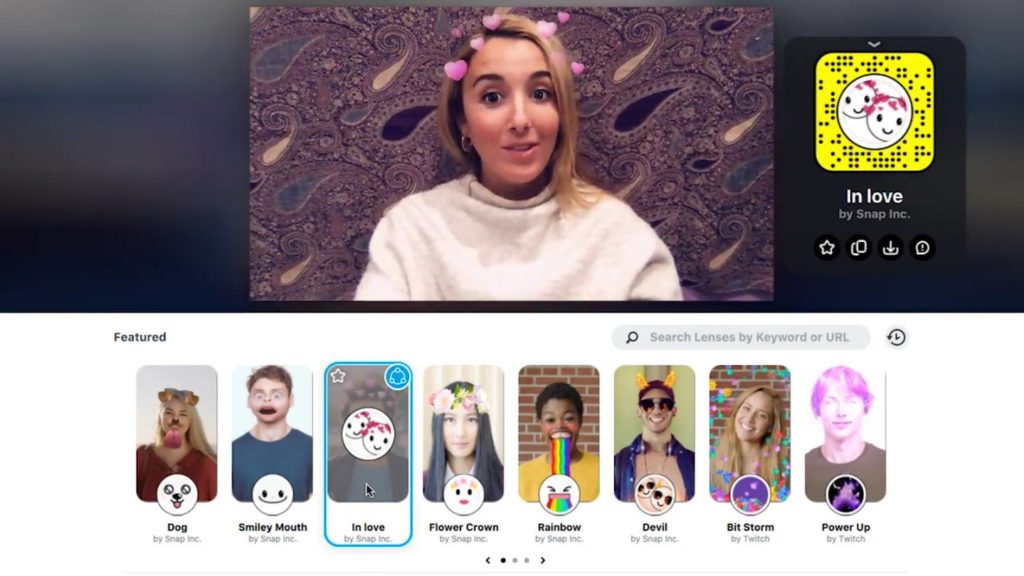 Los filtros de Snapchat ahora disponibles para Zoom Codigo Geek