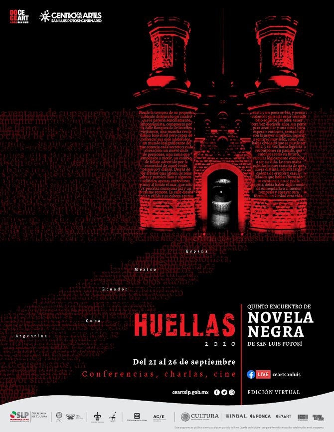 Encuentro Internacional de Novela Negra Huellas 2020 reunió a 72 mil