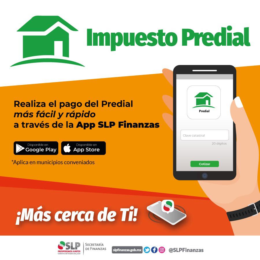¡No lo olvides, paga el predial desde la app de Finanzas Código San