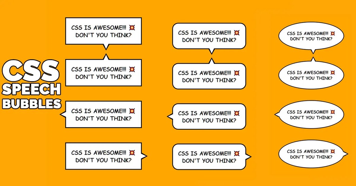 CSS Speech Bubbles Coding Dude