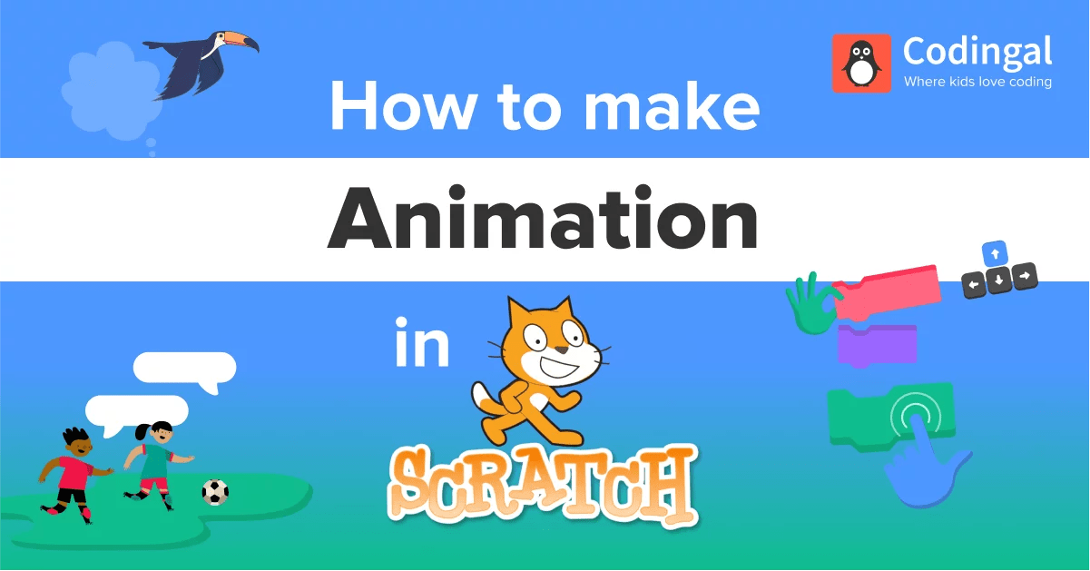 How to make animation in Scratch Codingal