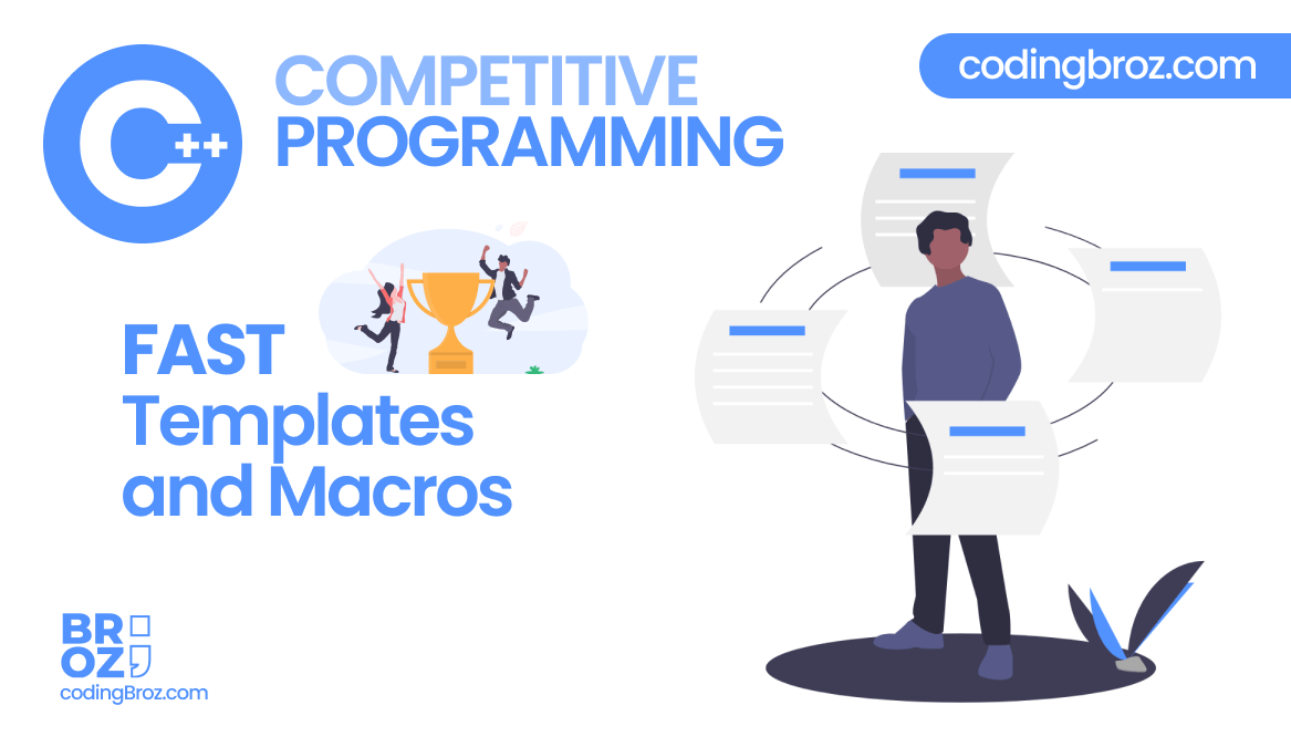 C++ Competitive Programming Fast C++ Template using Macros CodingBroz