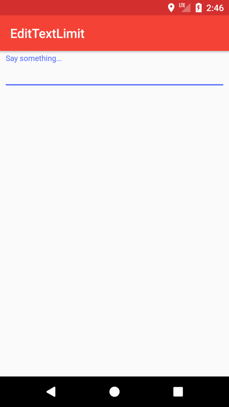 Android TextInputLayout With Live Character Count And Limit Coding Demos