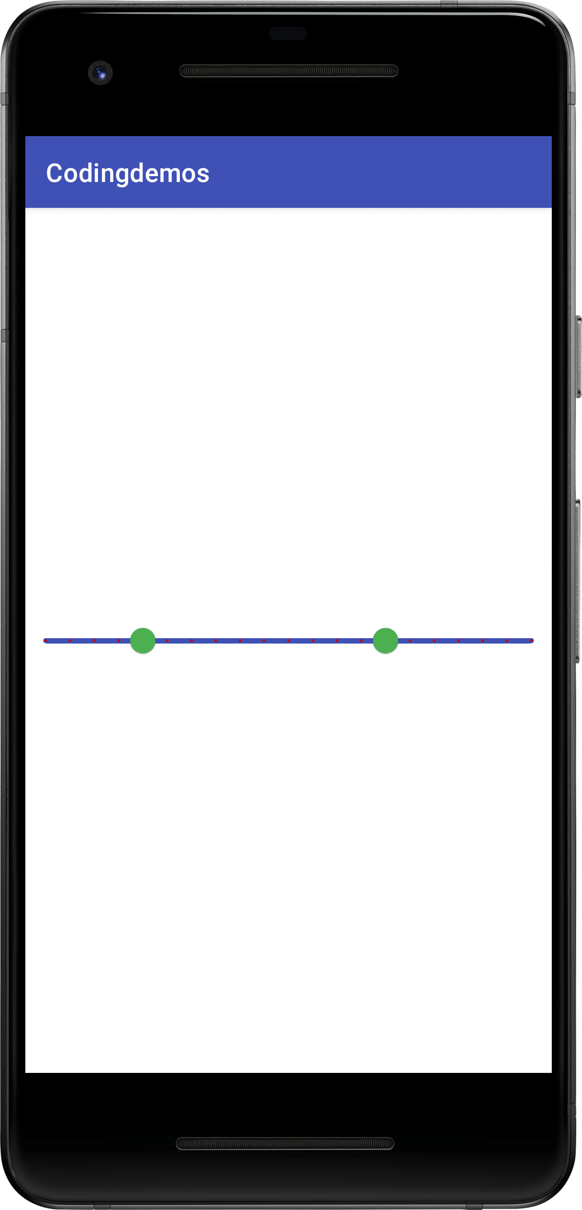 Android Slider Working With Material Design Sliders Coding Demos