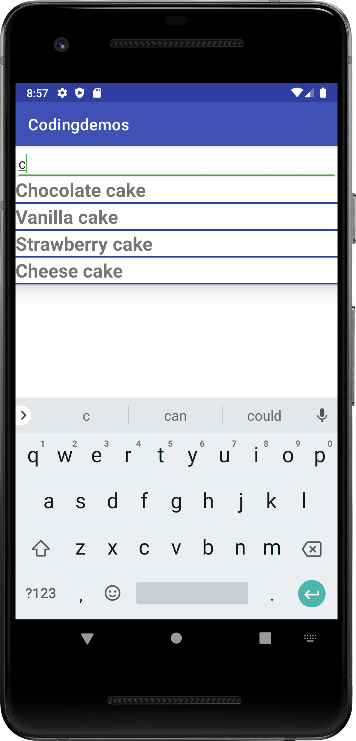 Android With Custom Layout Coding Demos