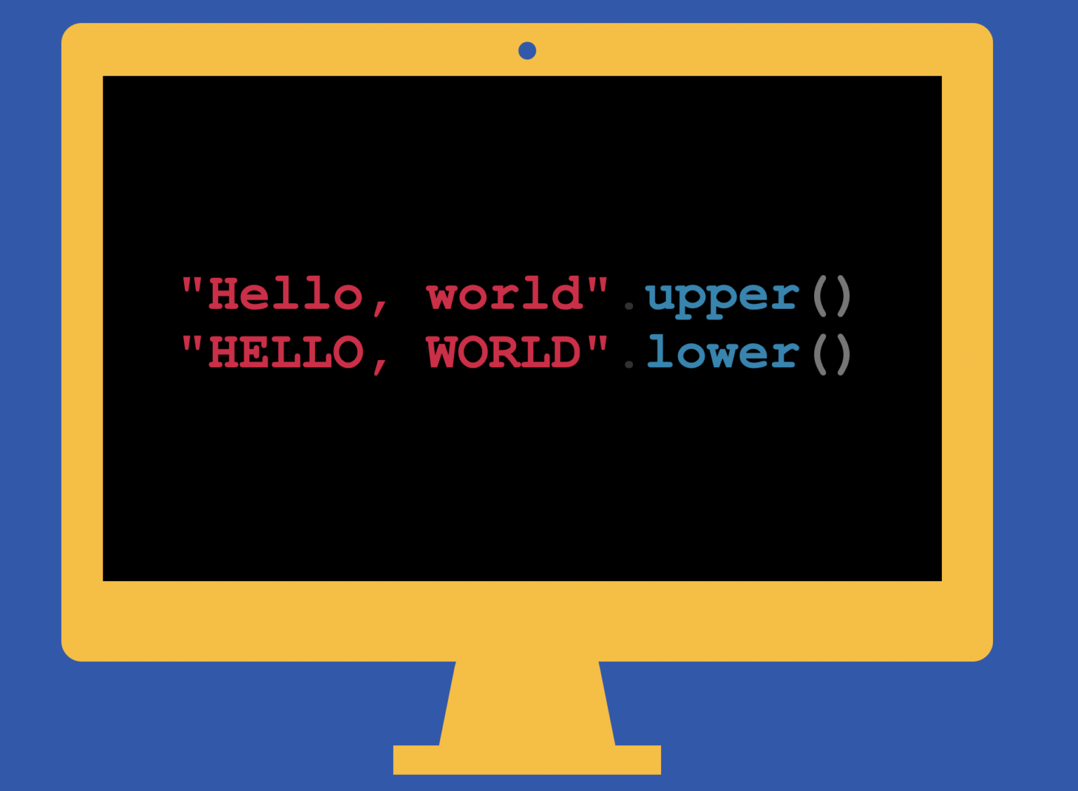 Python String Lowercase and Uppercase Codingem