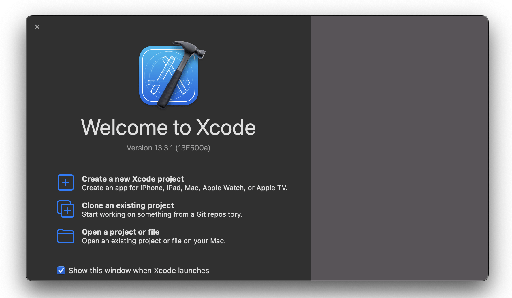 Setting Up the Xcode Editor