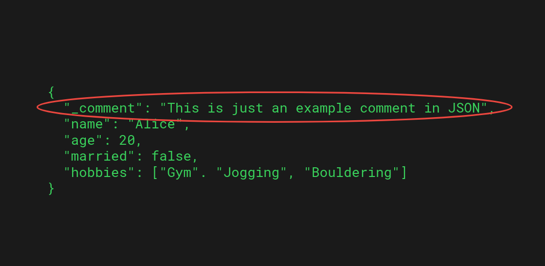 How to Add Comments in JSON (Example Solutions)