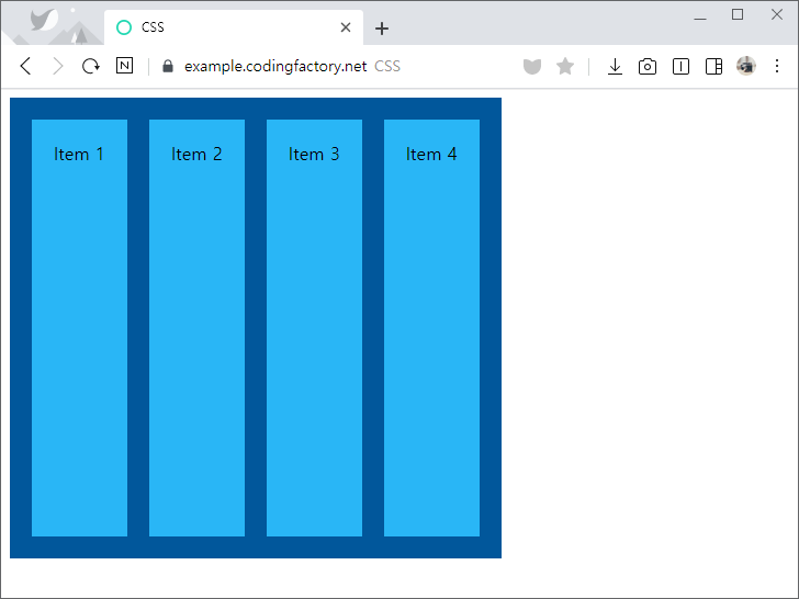 CSS / Flex / display CODING FACTORY