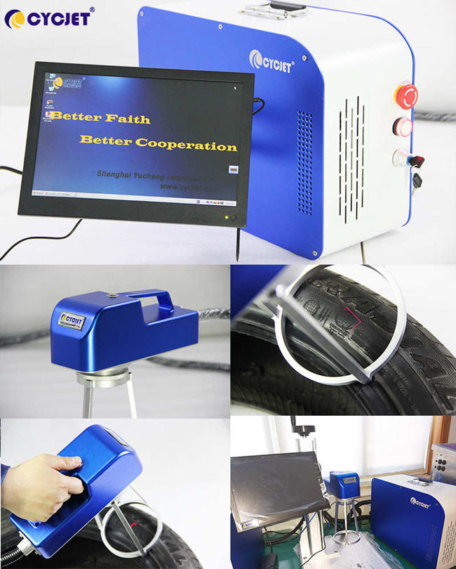 Portable Handheld Fiber Laser Engraver D100 Handheld Laser Printer