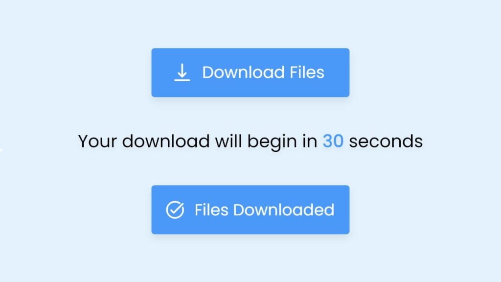 Create A Download Button with Timer in HTML CSS & JavaScript