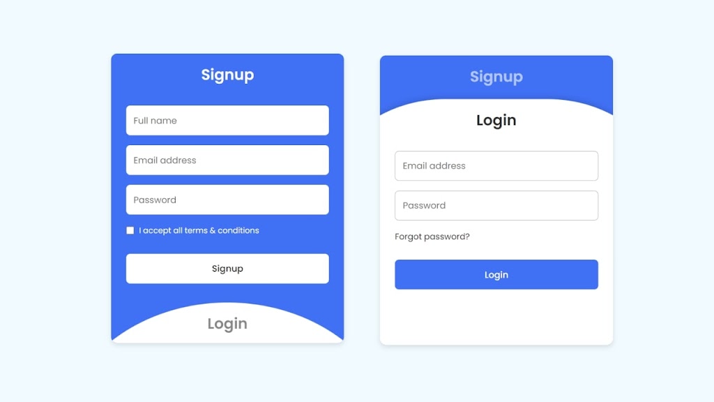 Login & Signup Form