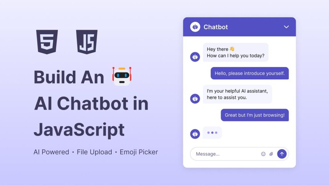 How to Build an AI Chatbot with HTML CSS & JavaScript