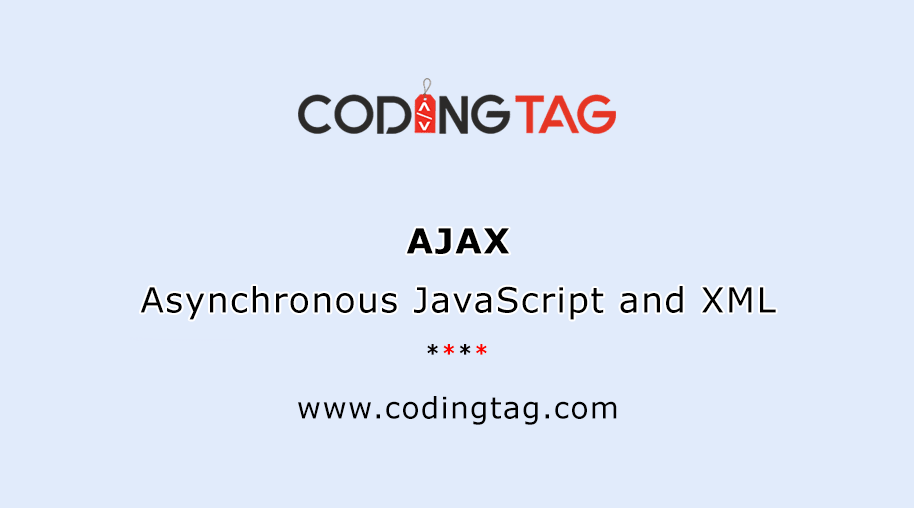 AJAX Full Form Asynchronous JavaScript and XML How AJAX Works