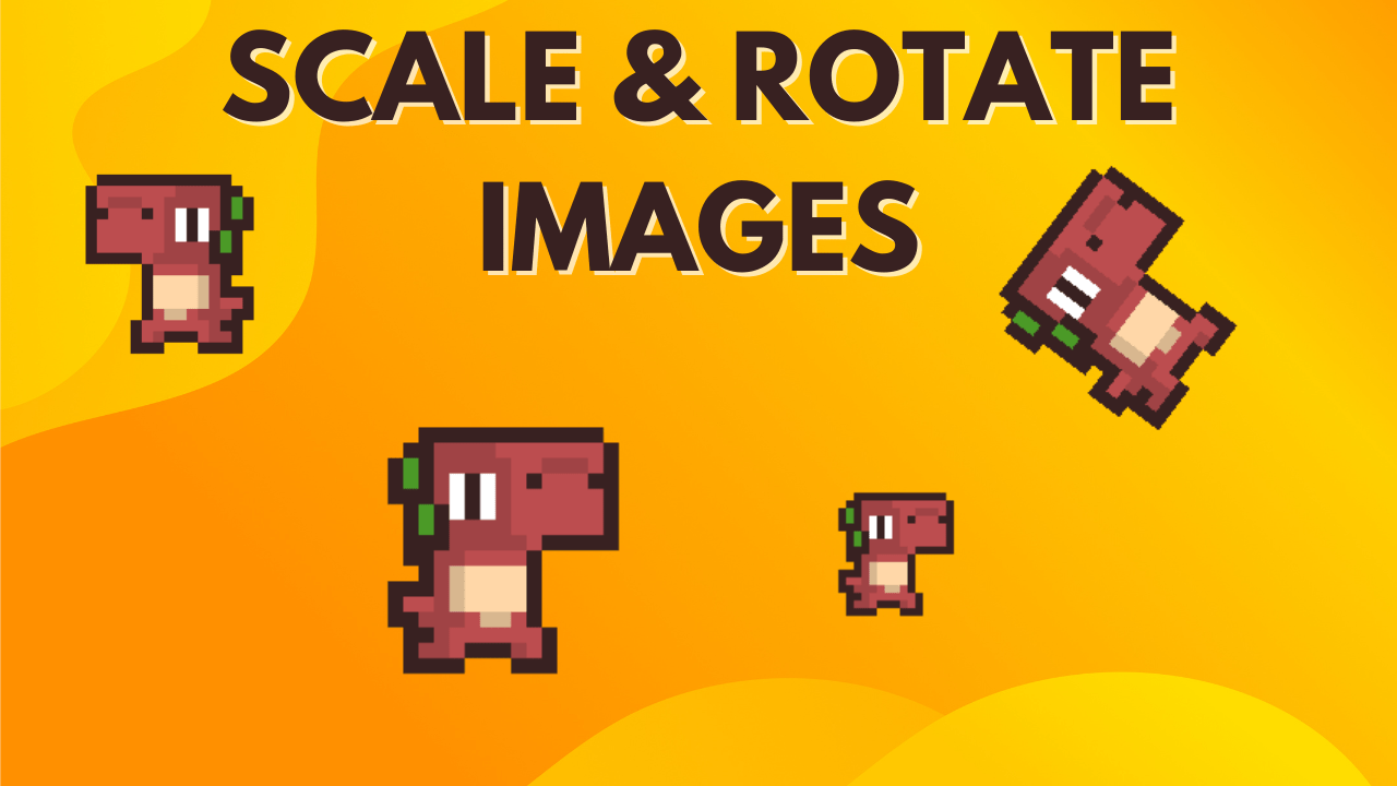 How To Easily Scale And Rotate Images In Pygame Coding With Russ