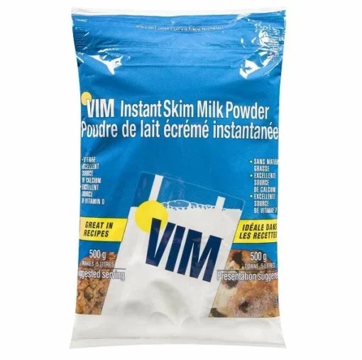 The best VIM Instant Skim Milk Powder 500 G.Buy online at coffee parts