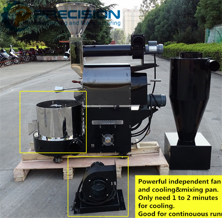 PKF3kg series coffee roaster — Precision E&M coffee roaster machine