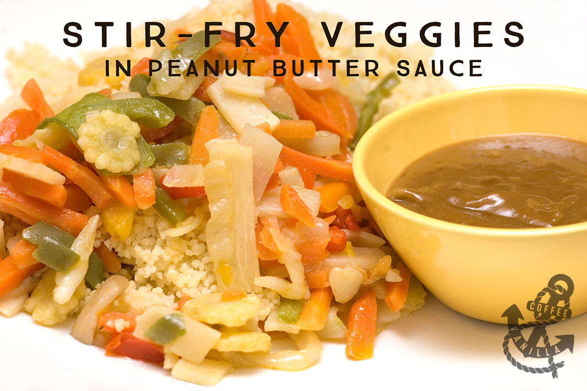 Stirfry Veggies in Peanut Butter Sauce » Coffee & Vanilla