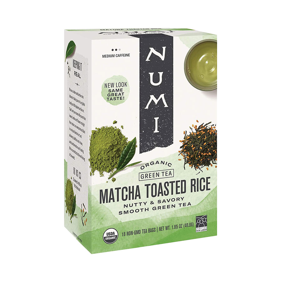 Numi Organic Matcha Toasted Rice Green Tea Bags Fortuna Enterprises