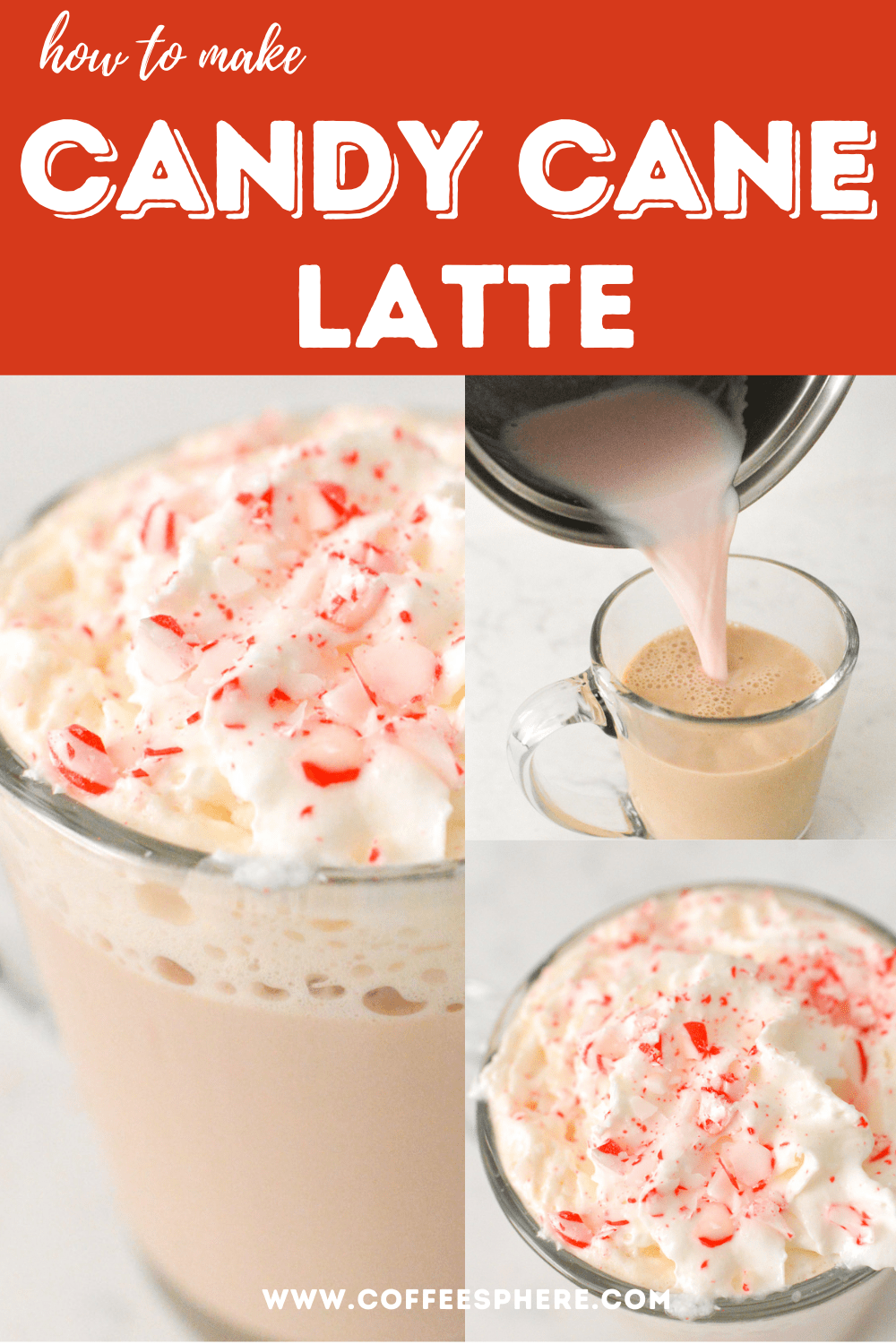 Candy Cane Latte (What To Do With Extra Candy Canes)