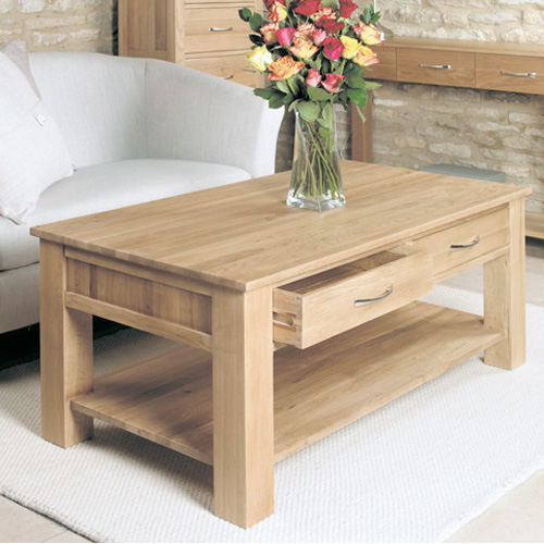 It is certainly worth taking time to browse the many different styles available. Smooth Swanky Florida Oak Coffee Table With Drawers Buy Coffee Tables Online Discount Coffee Tables Uk