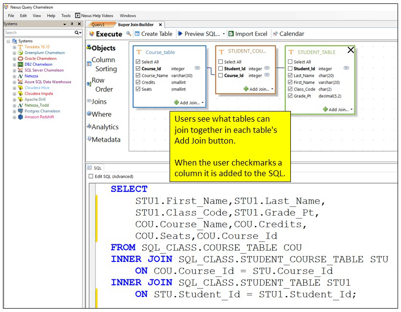 How to Tune a Teradata System Software connecting all databases