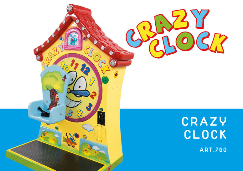 Crazy Clock Cogan Kiddie Rides Coinop rides and kid's corners