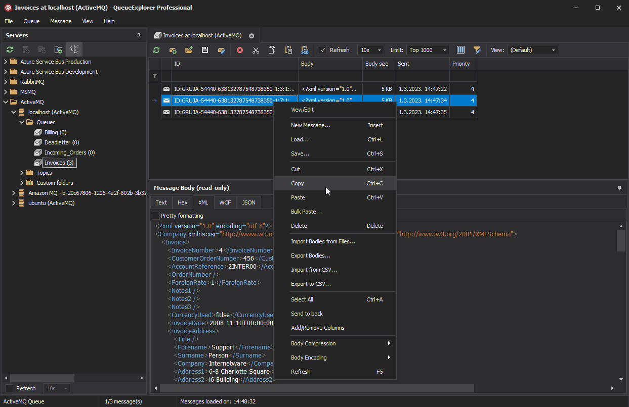 QueueExplorer for ActiveMQ
