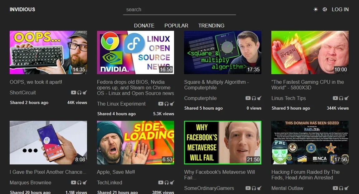 Use Invidious to Watch Youtube and Avoid Ads and Tracking