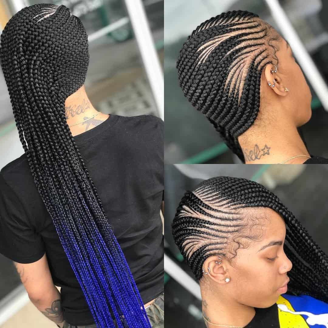 40 Elegant Lemonade Braids Protective Hairstyles with Full Guide