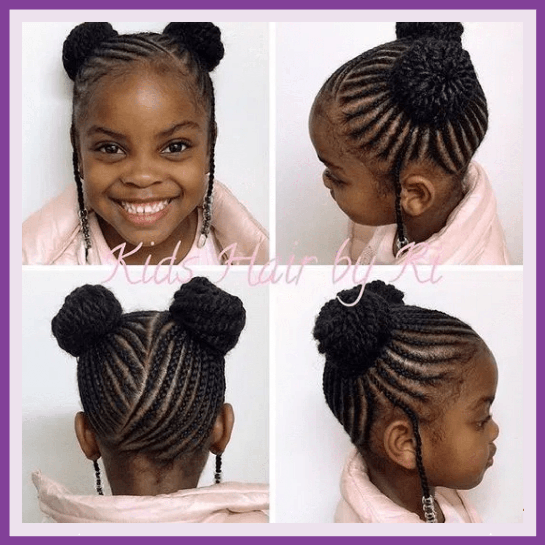 2 braids into one black