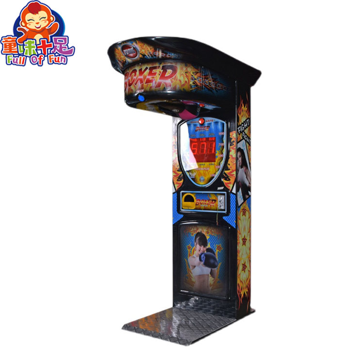 Coin Operated Hard Hitter Boxing Punching Machines Boxer Maquina De